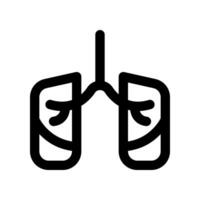 lungs line icon. vector icon for your website, mobile, presentation, and logo design.