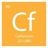 californium icon vector