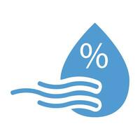 Humidity icon vector