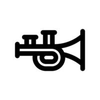 trumpet icon. vector icon for your website, mobile, presentation, and logo design.