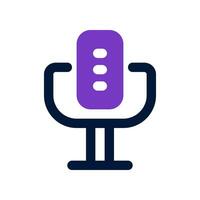 microphone icon. vector icon for your website, mobile, presentation, and logo design.