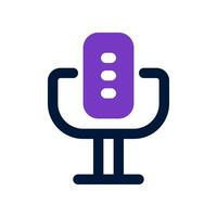 microphone icon. vector icon for your website, mobile, presentation, and logo design.