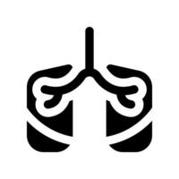lungs glyph icon. vector icon for your website, mobile, presentation, and logo design.