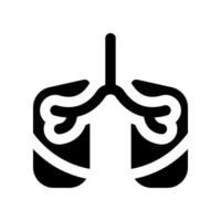 lungs glyph icon. vector icon for your website, mobile, presentation, and logo design.