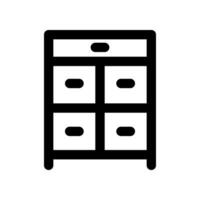 cabinet line icon. vector icon for your website, mobile, presentation, and logo design.