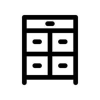 cabinet line icon. vector icon for your website, mobile, presentation, and logo design.