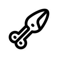 scissor line icon. vector icon for your website, mobile, presentation, and logo design.