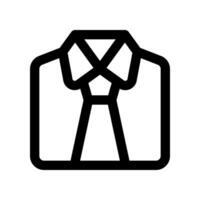 traje línea icono. vector icono para tu sitio web, móvil, presentación, y logo diseño.