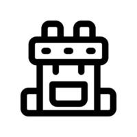 backpack icon. vector icon for your website, mobile, presentation, and logo design.