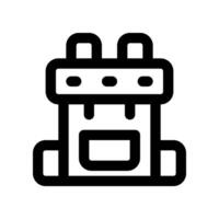 backpack icon. vector icon for your website, mobile, presentation, and logo design.