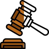 Gavel Vector Icon Design