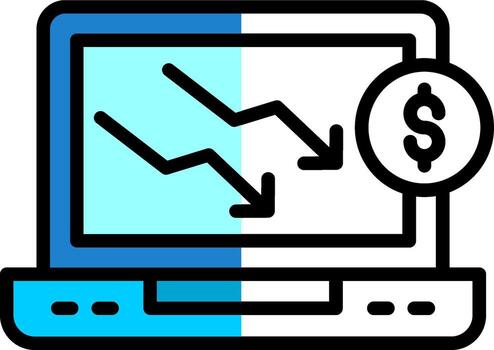 Decrease Vector Icon Design