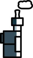 Electronic Cigarette Vector Icon Design