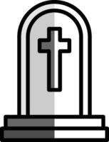 Tomb Vector Icon Design