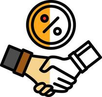 Handshake Vector Icon Design