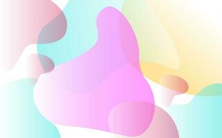 Gradient color blob abstract background. vector