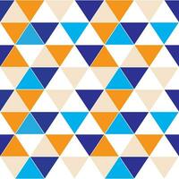 Cute triangle pattern, background, used to make gift wrapping paper or others vector