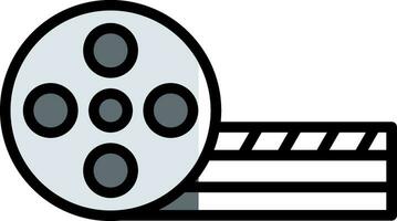 Movie Reel Vector Icon Design