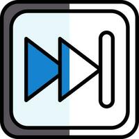 Next Button Vector Icon Design