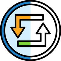 Swap Vector Icon Design