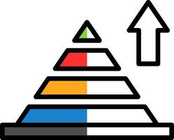 Pyramid CHart Vector Icon Design