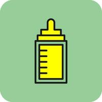 Baby Bottle Vector Icon Design