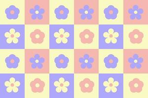 a tiny flower vector seamless pattern background