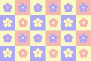 a tiny flower vector seamless pattern background