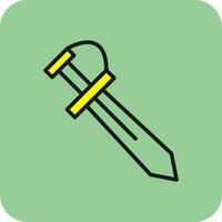 Sword Vector Icon Design