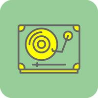 Turntable Vector Icon Design