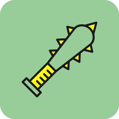 Cudgel Vector Icon Design