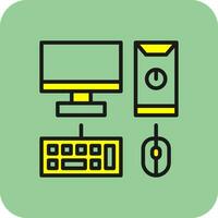 Computer Vector Icon Design