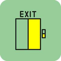 Exit Vector Icon Design