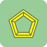Pentagon Vector Icon Design