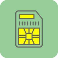 sim card Vector Icon Design