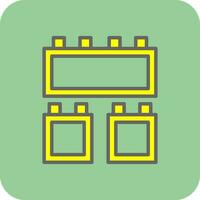 Blocks Vector Icon Design