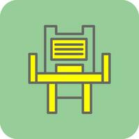 Baby Chair Vector Icon Design