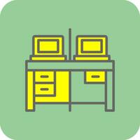 Work Space Vector Icon Design