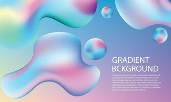 beautiful colorful gradient fluid abstract background. eps 10 vector. vector