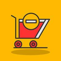 Remove From Cart Vector Icon Design