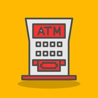 Atm Machine Vector Icon Design