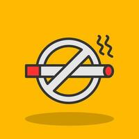 No Smoking Vector Icon Design