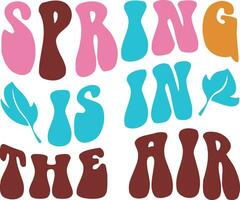 Spring  t-shirt design file vector