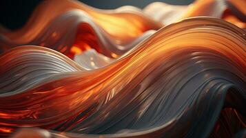 diagonal textile cascade, digital art illustration, Generative AI photo