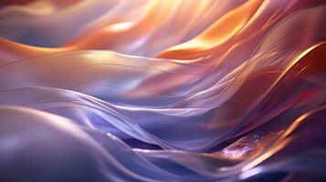 diagonal textile cascade, digital art illustration, Generative AI photo
