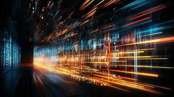 data insights, digital art illustration, Generative AI photo