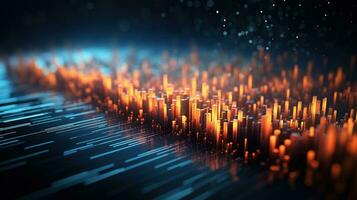 data insights, digital art illustration, Generative AI photo