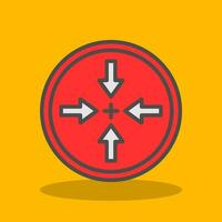 Shrink Vector Icon Design
