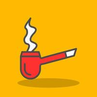 Smoking Pipe Vector Icon Design