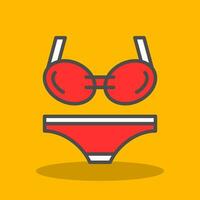 bikini vector icono diseño